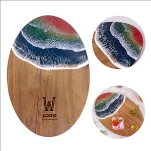 Natural Surf Resin Acacia Cutting Board